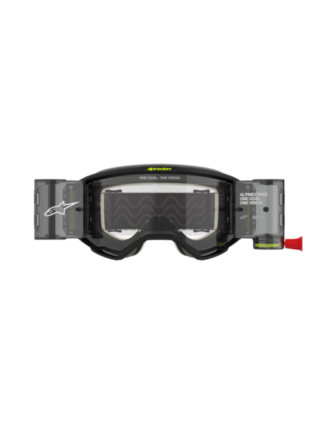 Alpinestars Vision 5 Hollow Goggles Charcoal/Yellow Mirror Roll-Offs