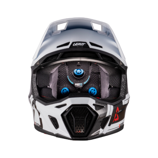 Leatt Moto 9.5 V26 MX Helmet Kit Carbon/White