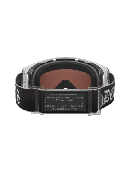 Alpinestars Supertech Deegan Goggles Silver/Black Mirror Silver