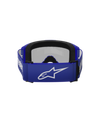 Alpinestars Vision 3 Wordmark Goggles Blue Mirror Silver