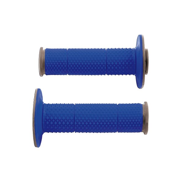 RTech Full Diamond Dual Compound Grips Light Grey/Blue