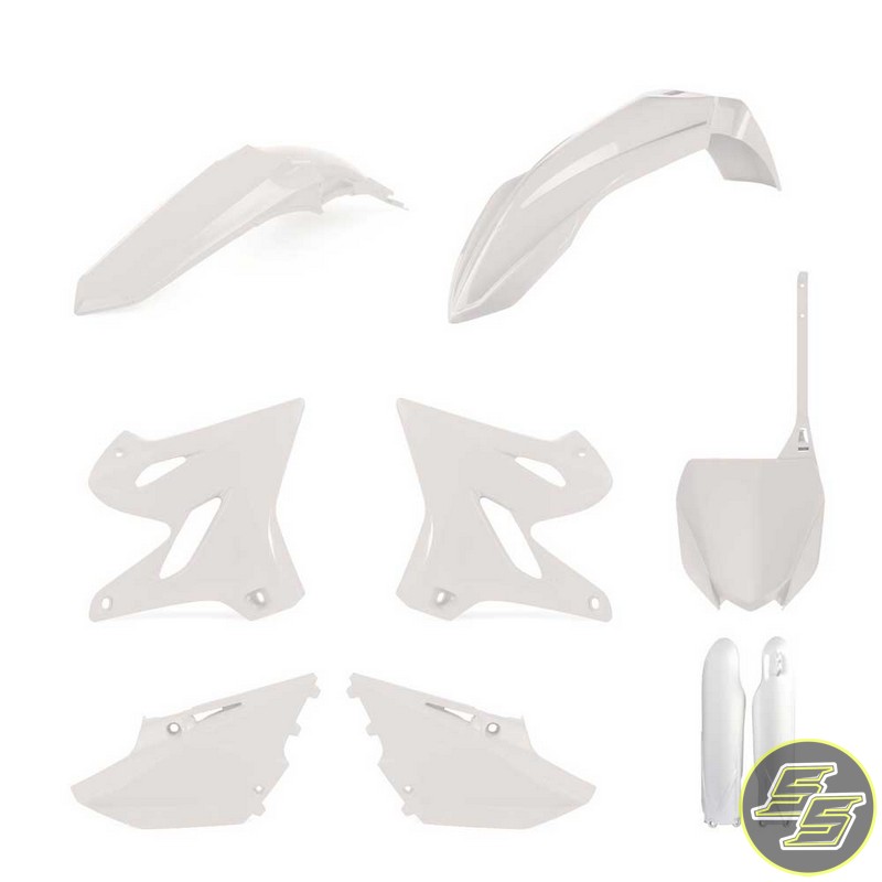 Polisport Plastic Kit Yamaha YZ125|250 '93-95 White