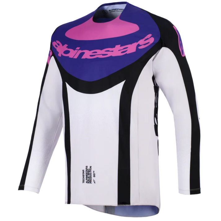 Alpinestars 2026 Techstar Knif Jersey Black/Light Grey/Purple