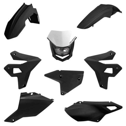 Polisport Plastic Kit Suzuki DR-Z400 '00-25 Restyling Black w/ Headlight