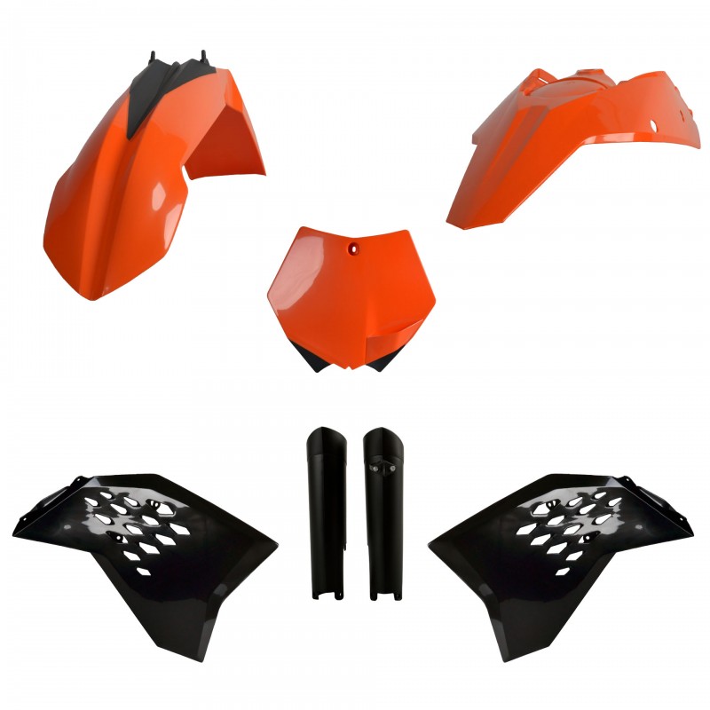 Polisport Plastic Kit KTM SX/SX-F|XC/XC-F '08-10 OEM Orange/White