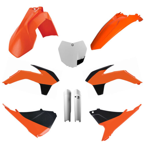 Polisport Plastic Kit KTM SX/SX-F '13-14 Orange/White