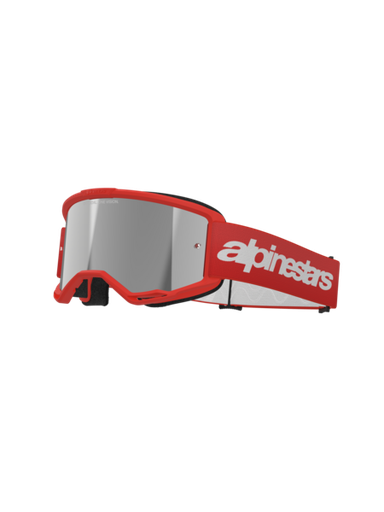 [ALP-AS5103225/3094] Alpinestars Goggles Vision 3 Wordmark Red Mirror Silver